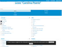 Tablet Screenshot of liceopoerio.it